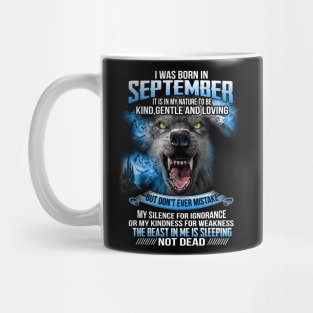 I Was Born In September Mug